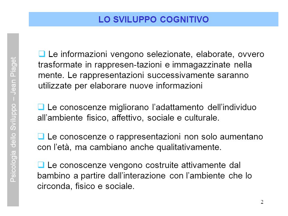 Psicologia dello Sviluppo Jean Piaget ppt video online scaricare